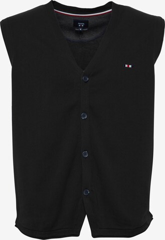 FQ1924 Vest 'Eliah' in Black: front