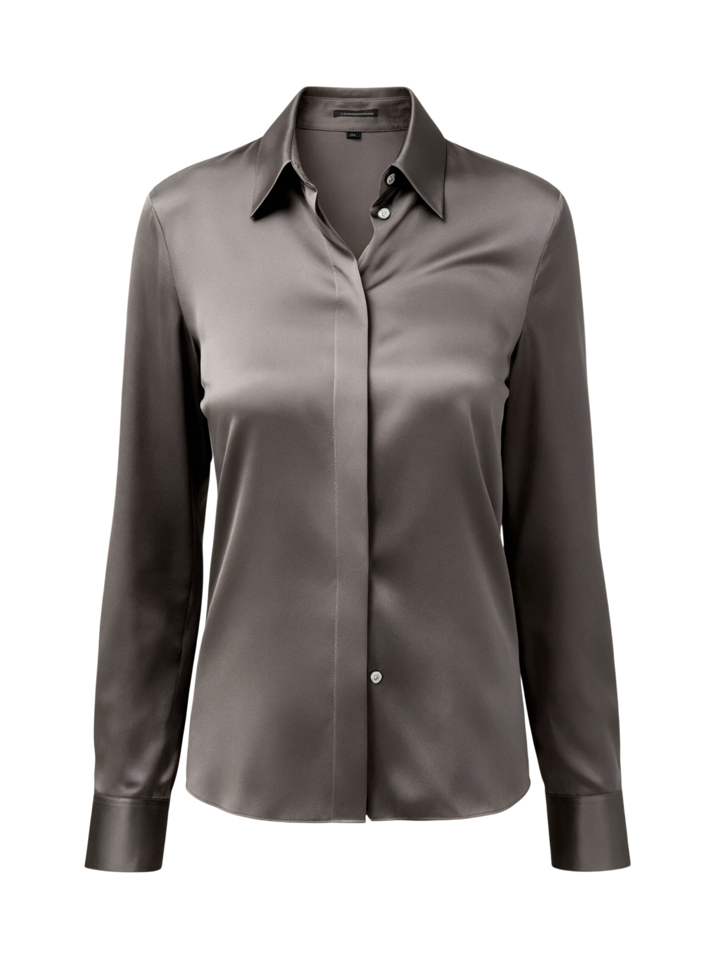 Lilysilk Blouse in Grijs: voorkant