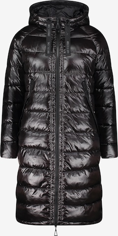 Amber & June Χειμερινό παλτό σε μαύρο: μπροστά