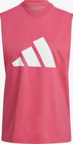 Skinny Top sportivo di ADIDAS SPORTSWEAR in rosa: frontale