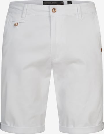 INDICODE JEANS Shorts 'Cuba' in Weiß: Vorderseite