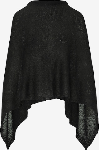 COMMA Cape in Schwarz: Vorderseite
