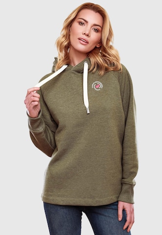 MARIKOO Sweatshirt 'Airii' in Green: front