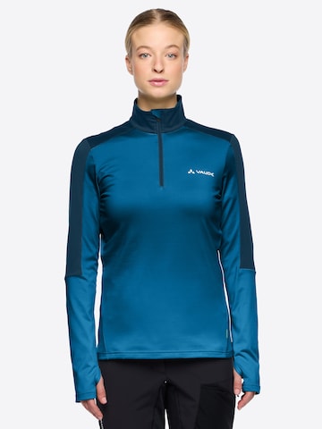 VAUDE Sporttrui in Blauw: voorkant