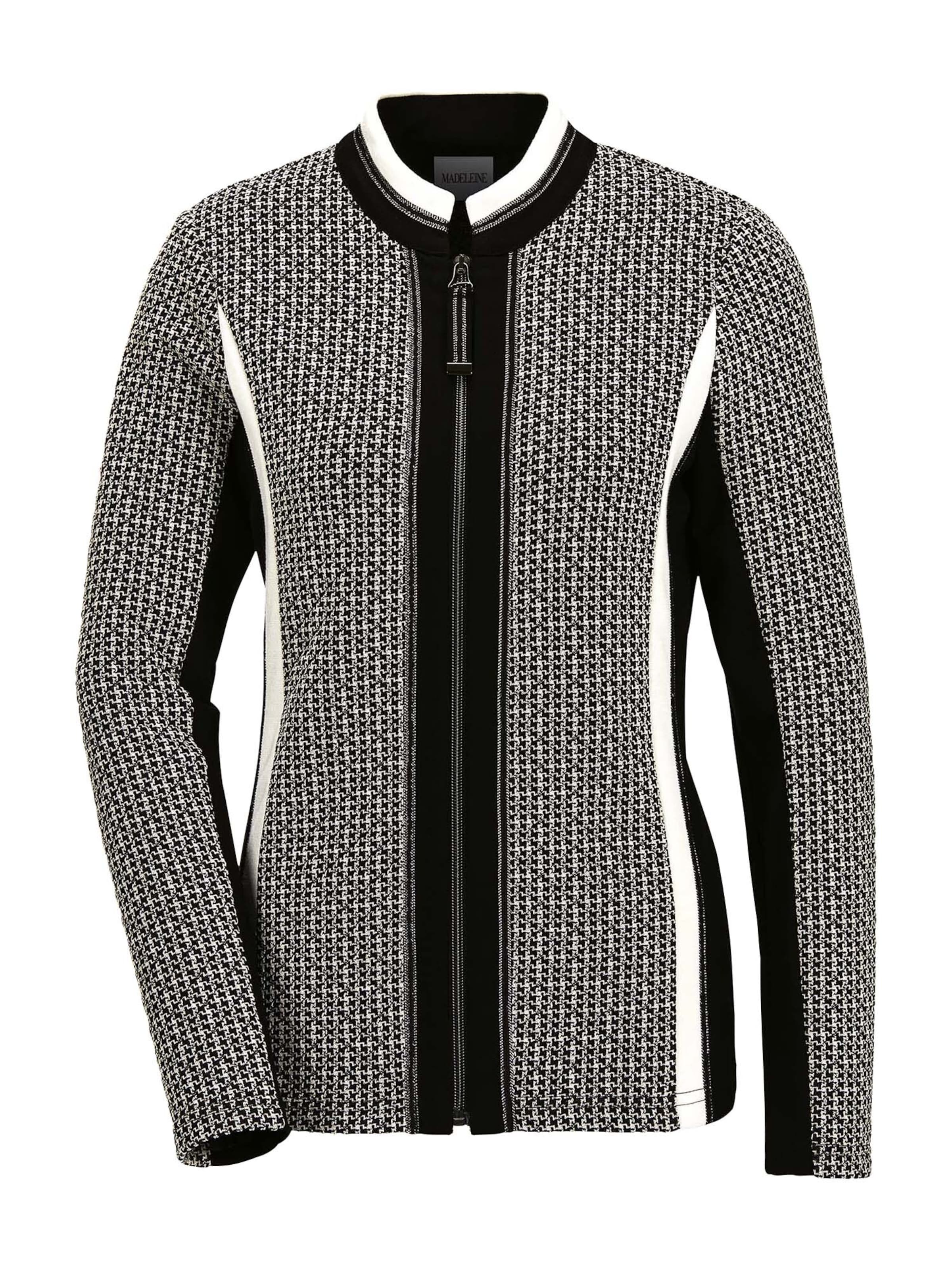 MADELEINE Strickjacke in Weiß: Vorderseite