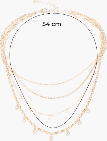 ABOUT YOU Łańcuszek 'Elaina' w kolorze złoty: przód