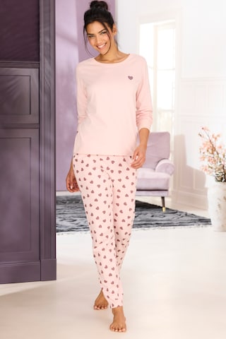 VIVANCE Pyjama in Pink: Vorderseite