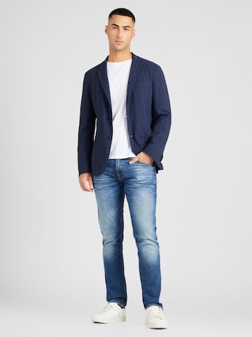 Coupe regular Veste de costume 'Hanry' BOSS Black en bleu