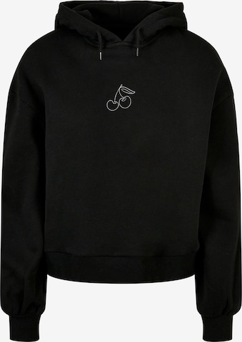 Merchcode Sweatshirt 'Cherry' in Black: front