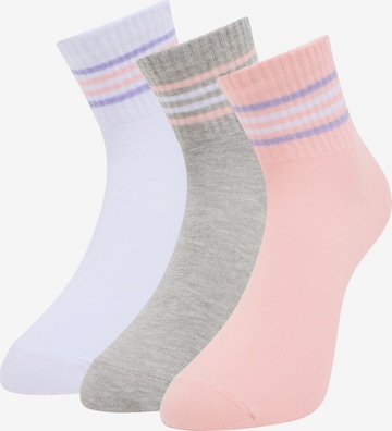 Carlo Colucci Socken 'Ellmenreich' in Grau: Vorderseite