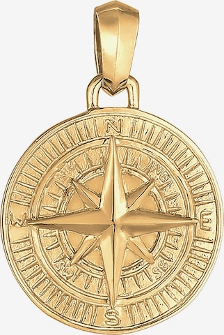 KUZZOI Pendant 'Kompass' in Gold: front