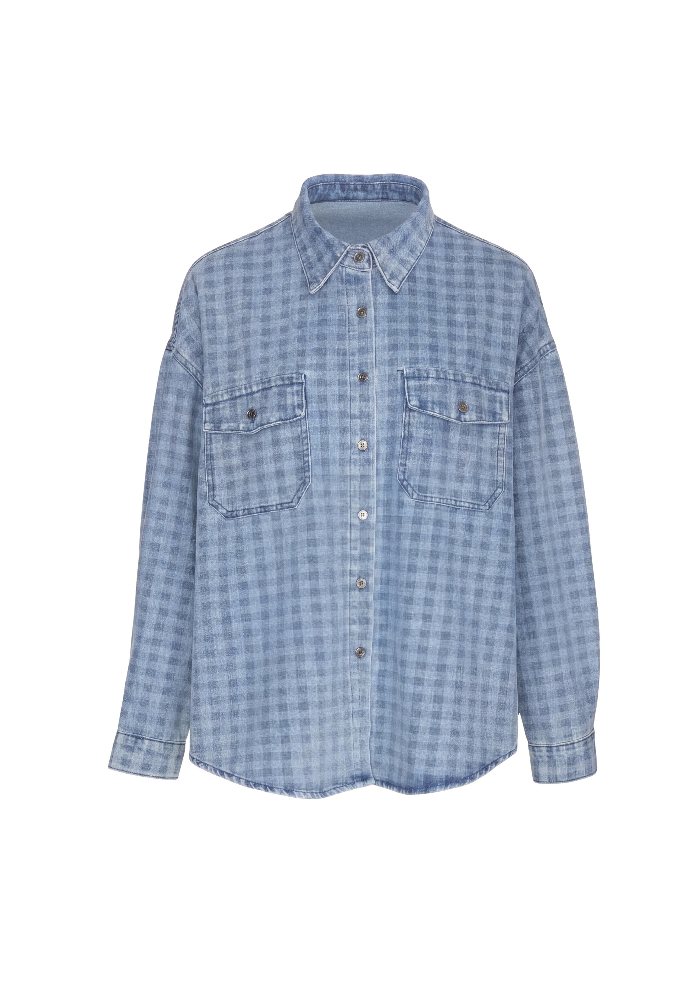MYMO Blusa em L em azul, Vista do artigo
