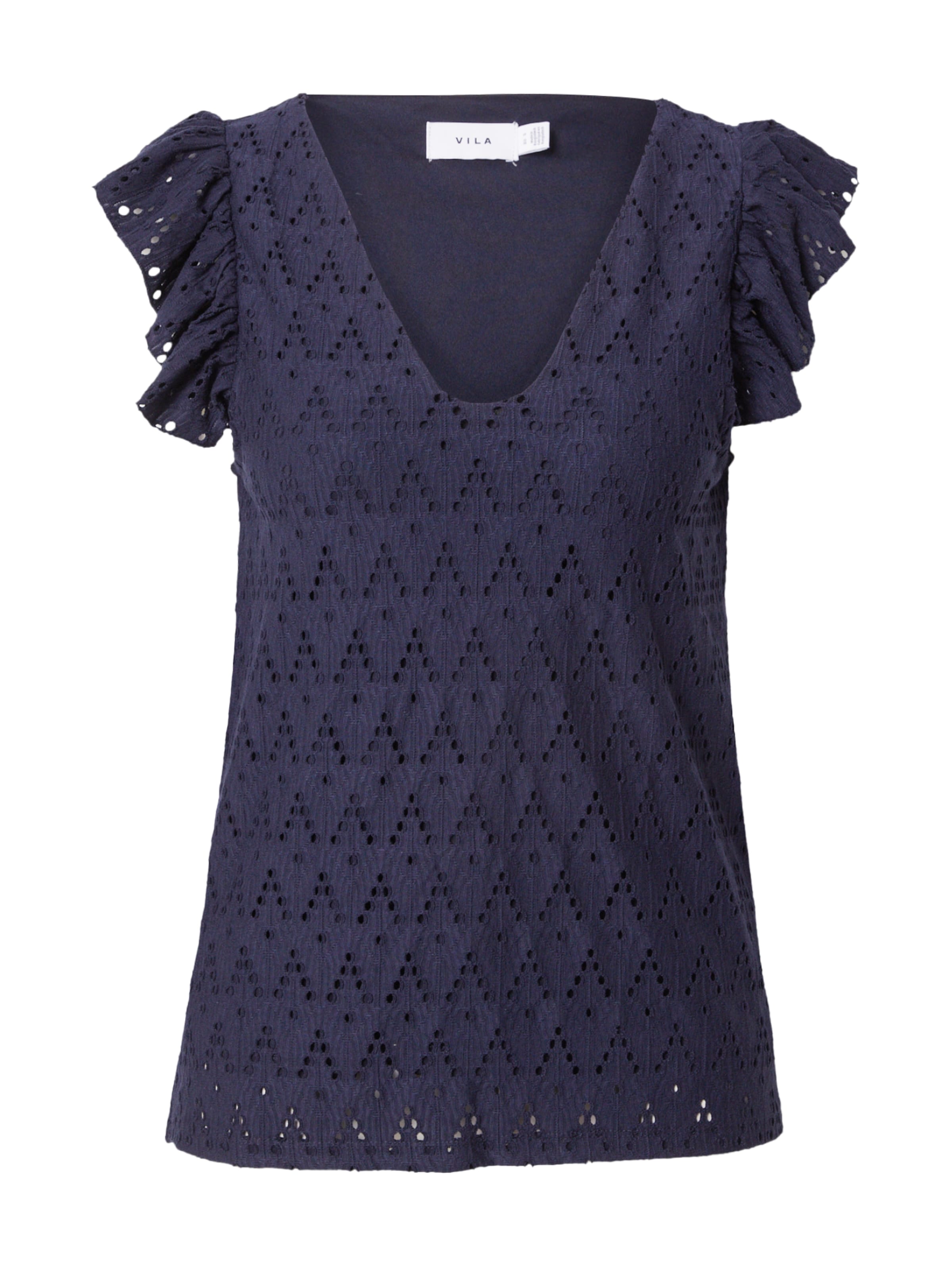 VILA Футболка 'VIAmalina' в Синий: спереди