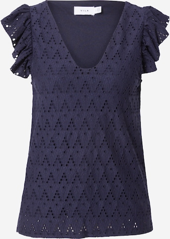 T-shirt 'VIAmalina' VILA en bleu : devant