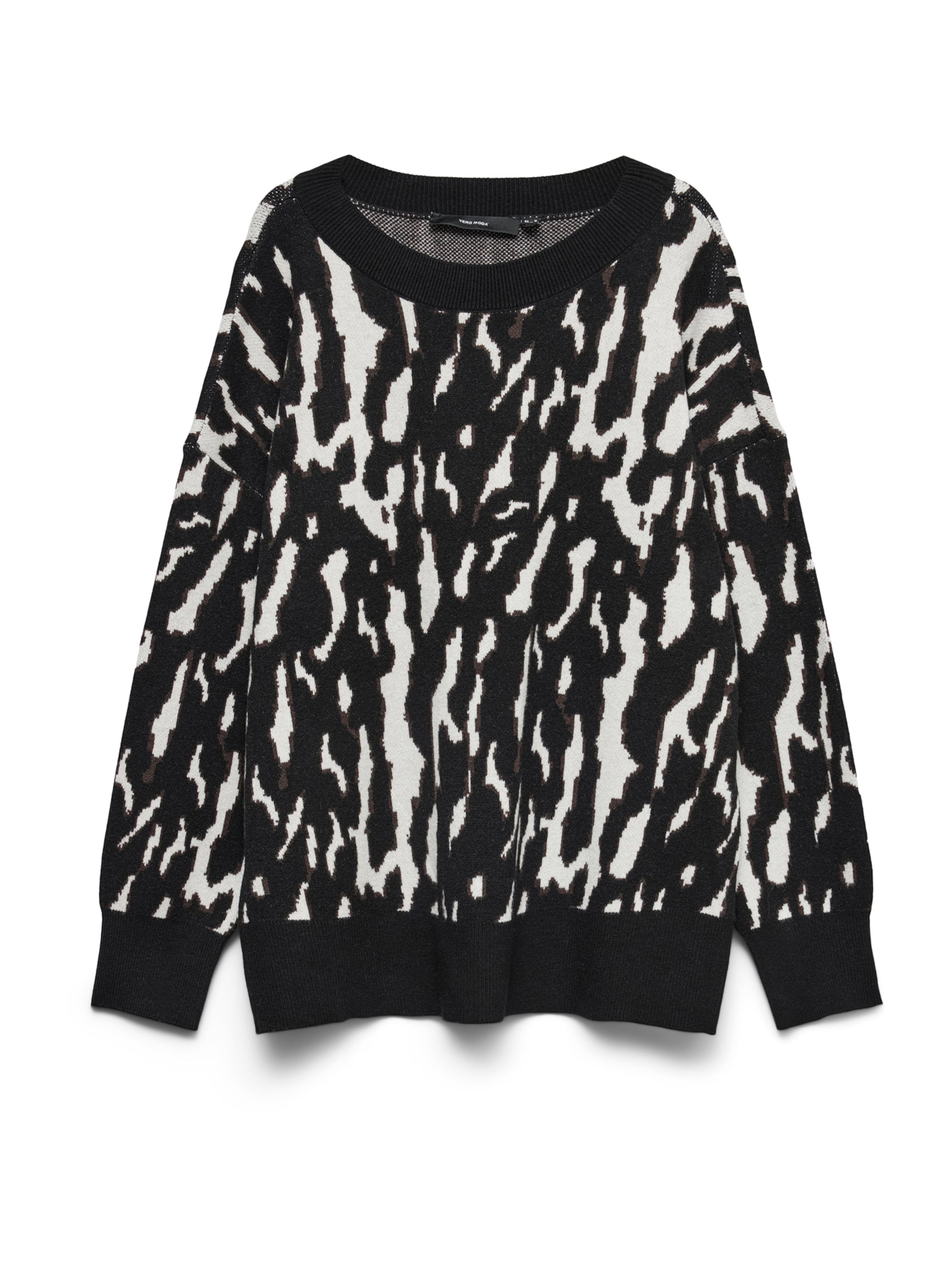 VERO MODA Trui 'VMNANCY' in Zwart: voorkant