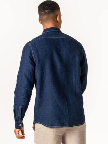 Living Crafts Comfort Fit Hemd 'AMANDUS'‌‌‌‌‌‌ in Blau