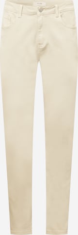 DAN FOX APPAREL Jeans 'Rico' in Beige: voorkant