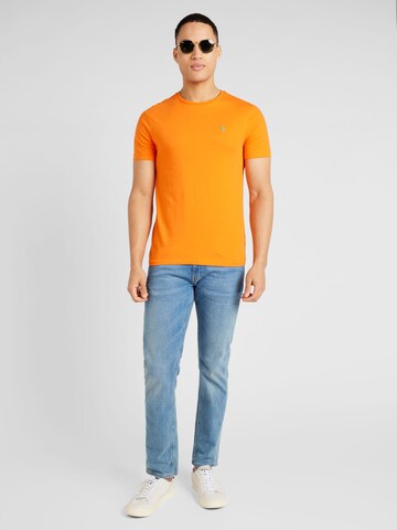 Polo Ralph Lauren Rovný strih Tričko - oranžová
