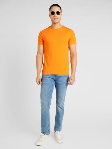 Polo Ralph Lauren Regularny krój Koszulka w kolorze pomarańczowy