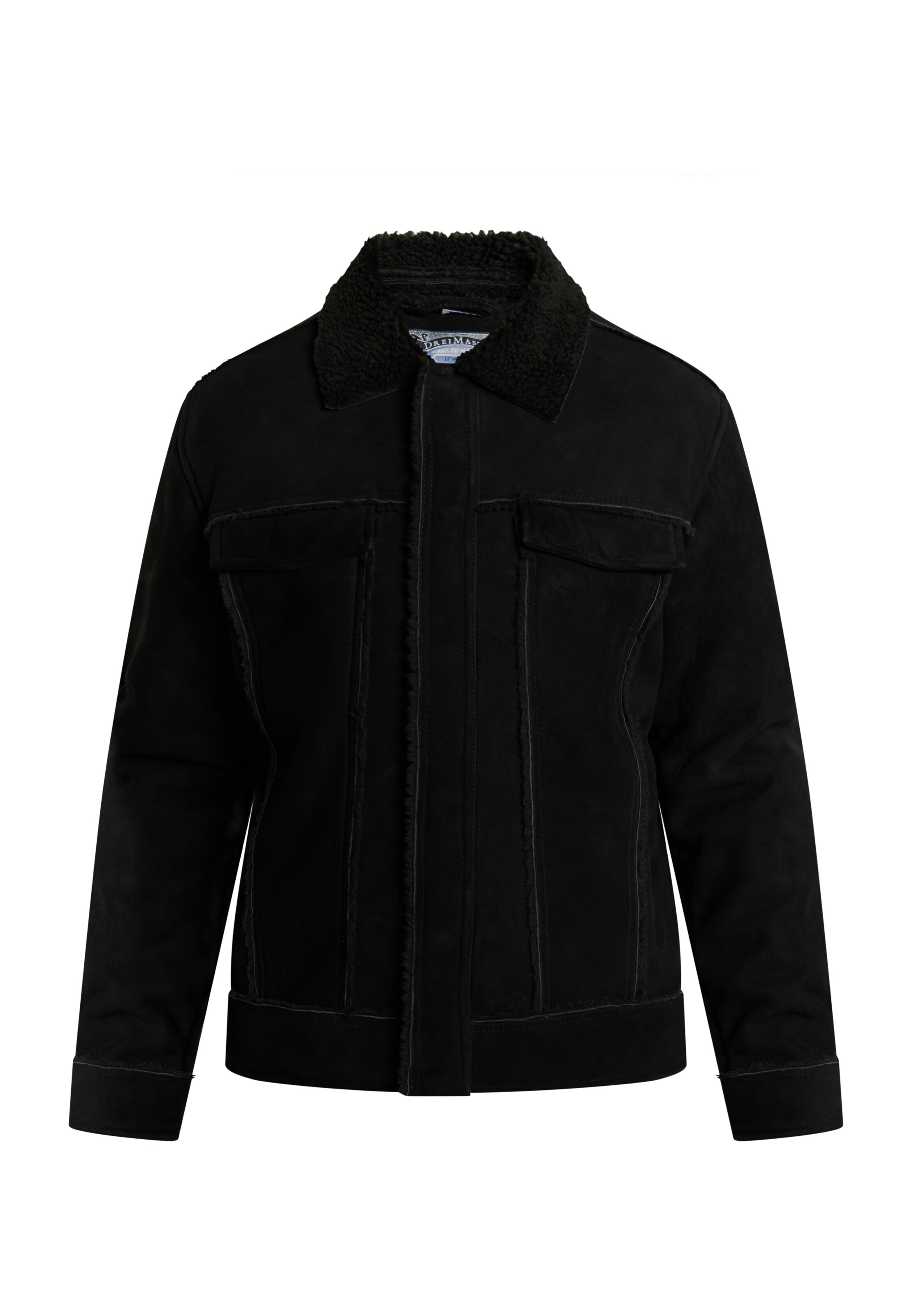 Veste mi-saison DreiMaster Vintage en noir : devant