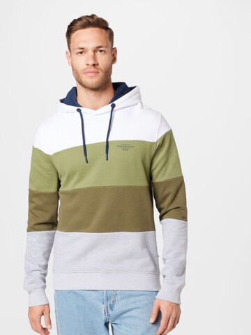 BLEND Sweatshirt in Green: front