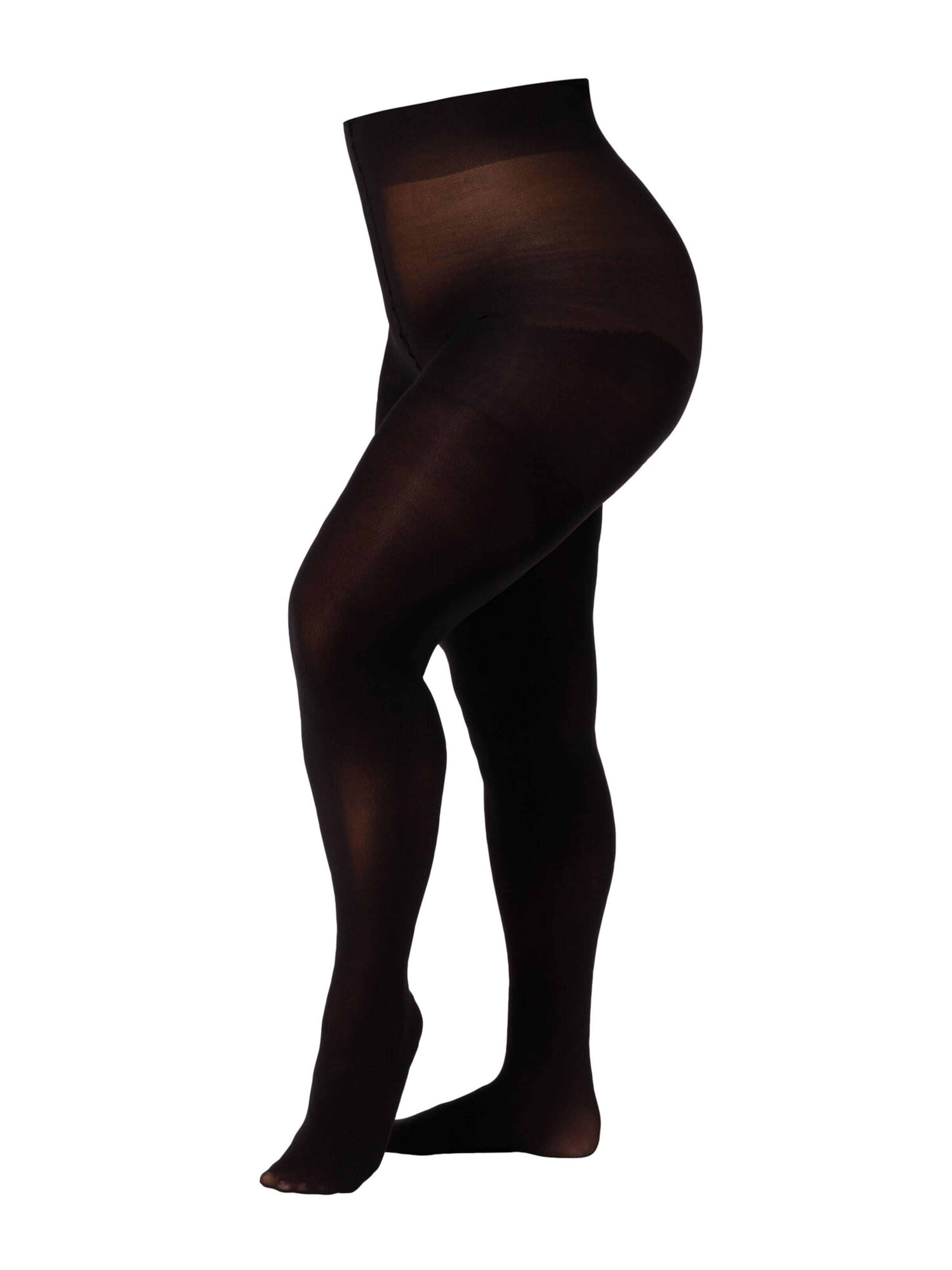 camano Feinstrumpfhose in Schwarz: Vorderseite