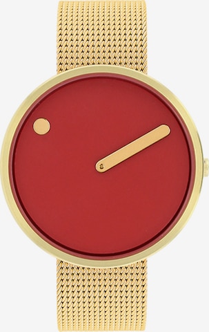 Picto Uhr in Gold: front