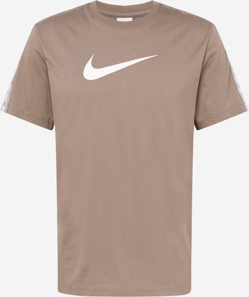 Nike Sportswear T-Shirt 'Repeat' in Braun: predná strana