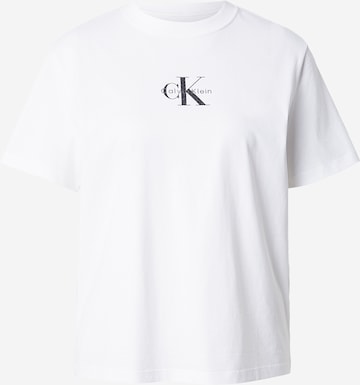 T-shirt '20s CLASSIC' Calvin Klein Jeans en blanc : devant