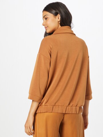 COMMA Bluza rozpinana w kolorze brązowy