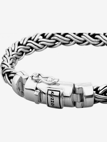 Bracelet 'Twisted' KUZZOI en argent