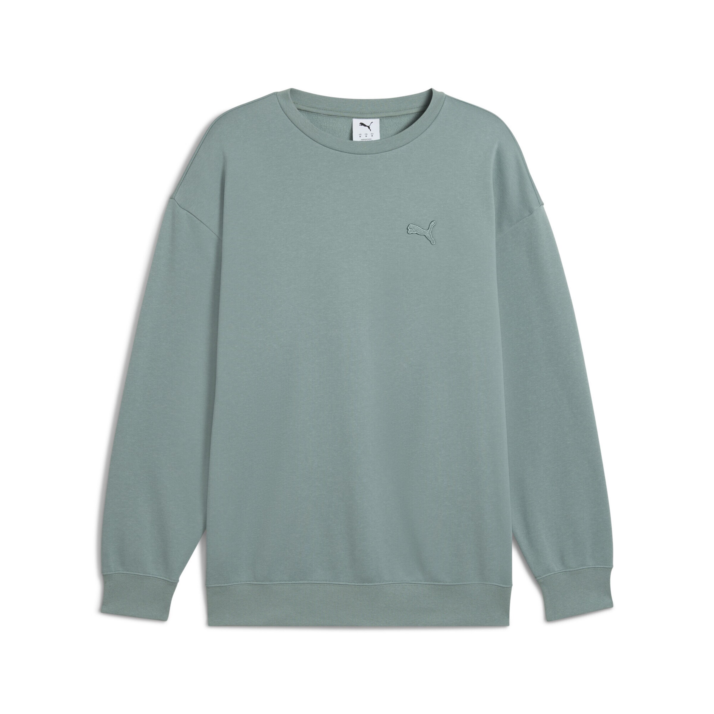 PUMA Sweatshirt 'Essentials' in Groen: voorkant