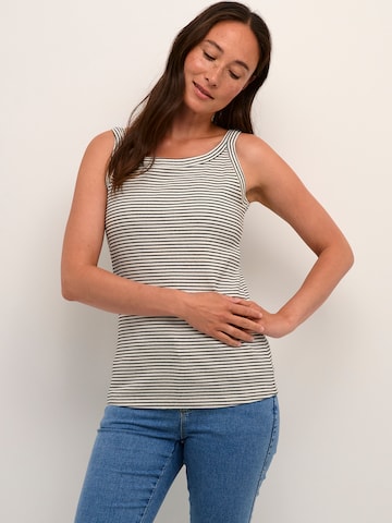 Kaffe - Top 'Kaia' em branco: frente