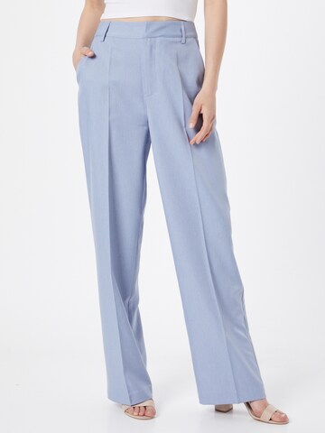 Kaffe Zvonové kalhoty Kalhoty s puky 'Sira' – modrá: přední strana