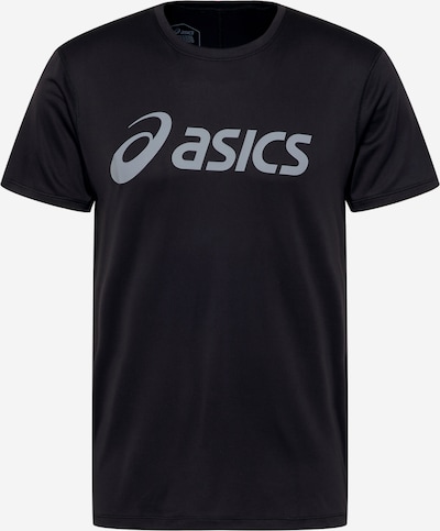 ASICS Sporta krekls, krāsa - pelēks / melns, Preces skats