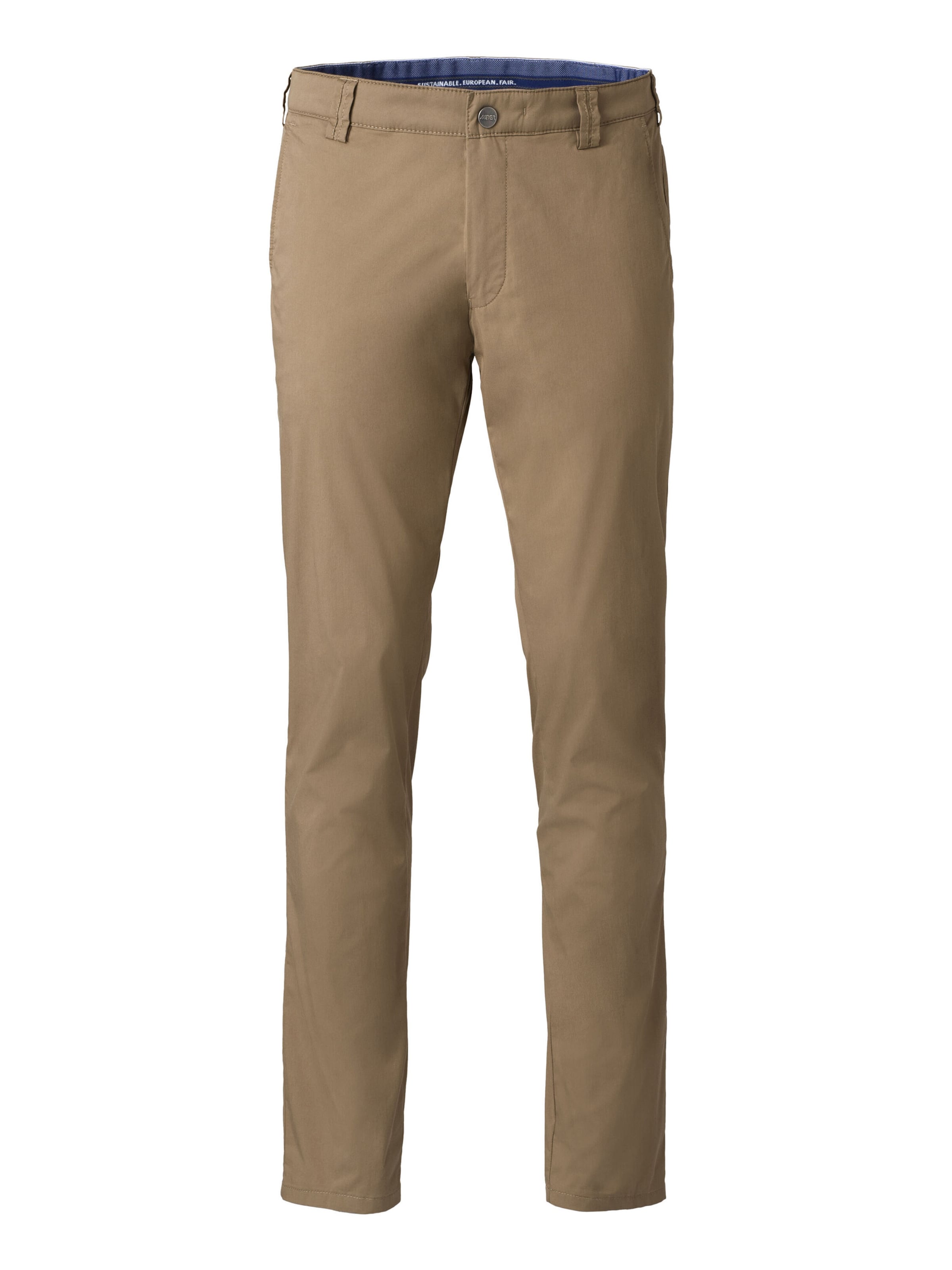 MEYER Chino trousers 'Bonn' in Brown: front
