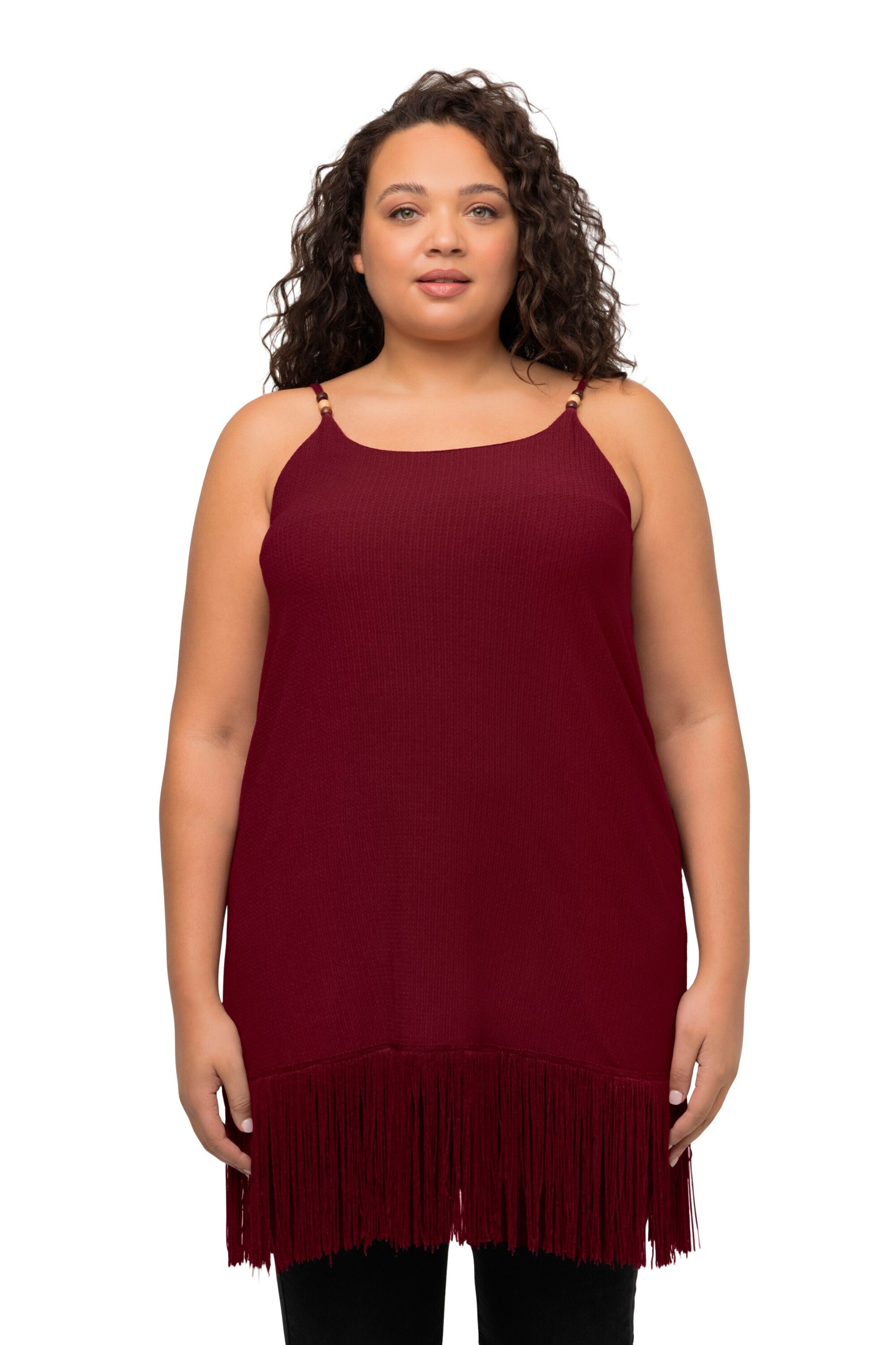 Ulla Popken Blouse in Rood: voorkant