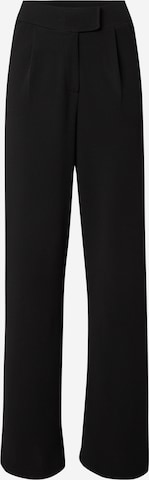 Pantalon à plis Happiness İstanbul en noir : devant