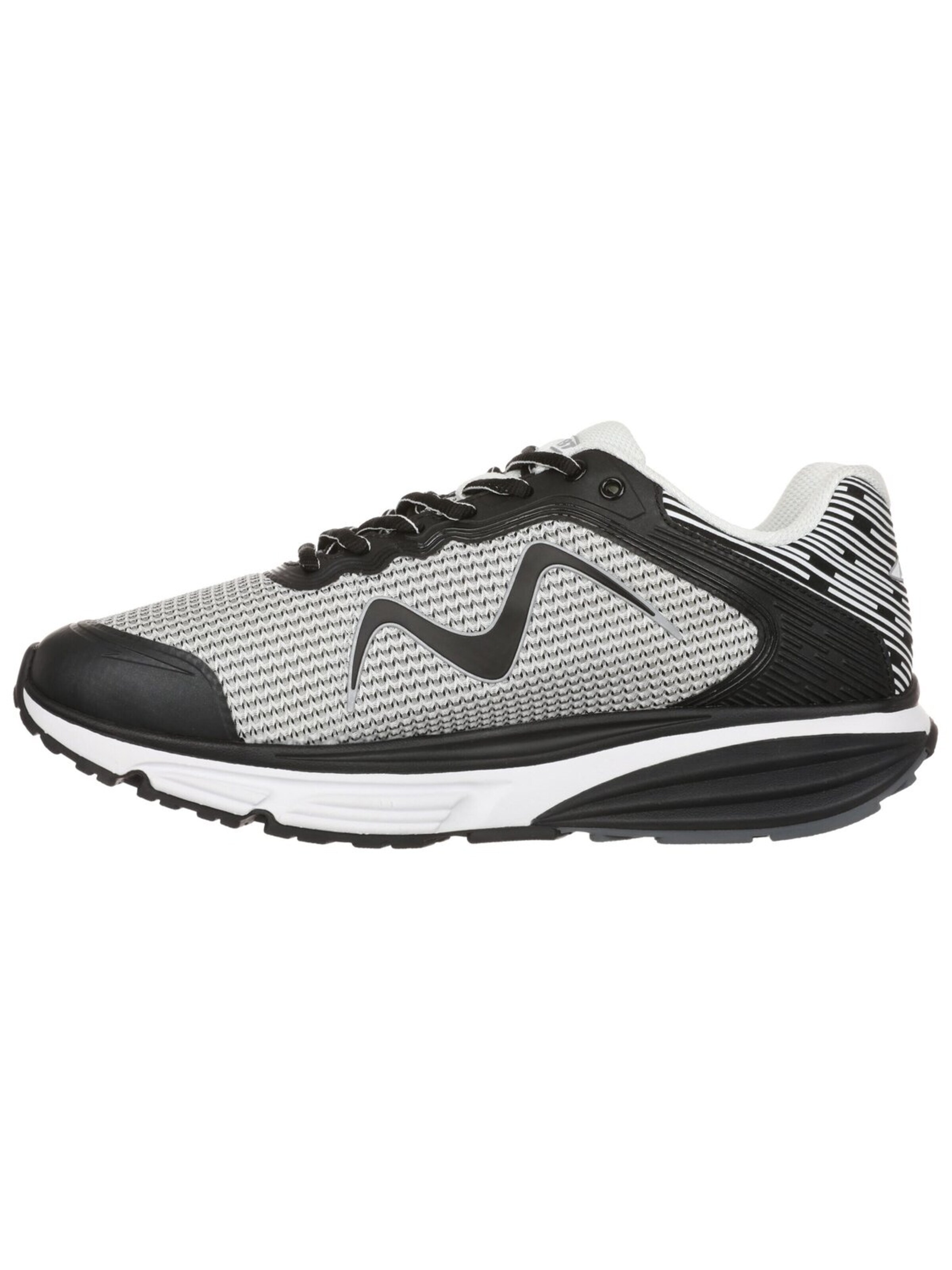 MBT Platform trainers 'Sneaker Low Herren 702639 1668Y Kunststoff (Synthetik) in grau' in Grey: front