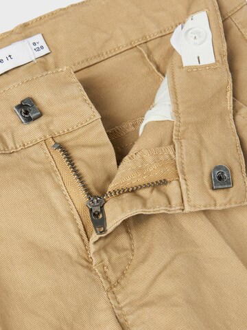 NAME IT Regular Pants 'SILAS' in Beige