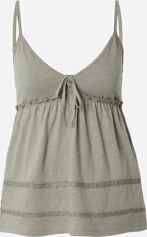 HOLLISTER Top w kolorze zielony: przód