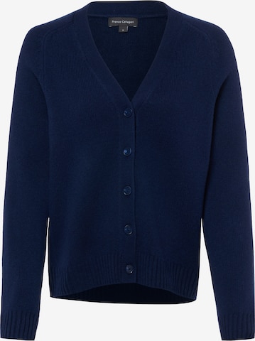 Franco Callegari Knit Cardigan in Blue: front
