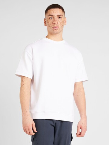 Sweat-shirt Lindbergh en blanc : devant