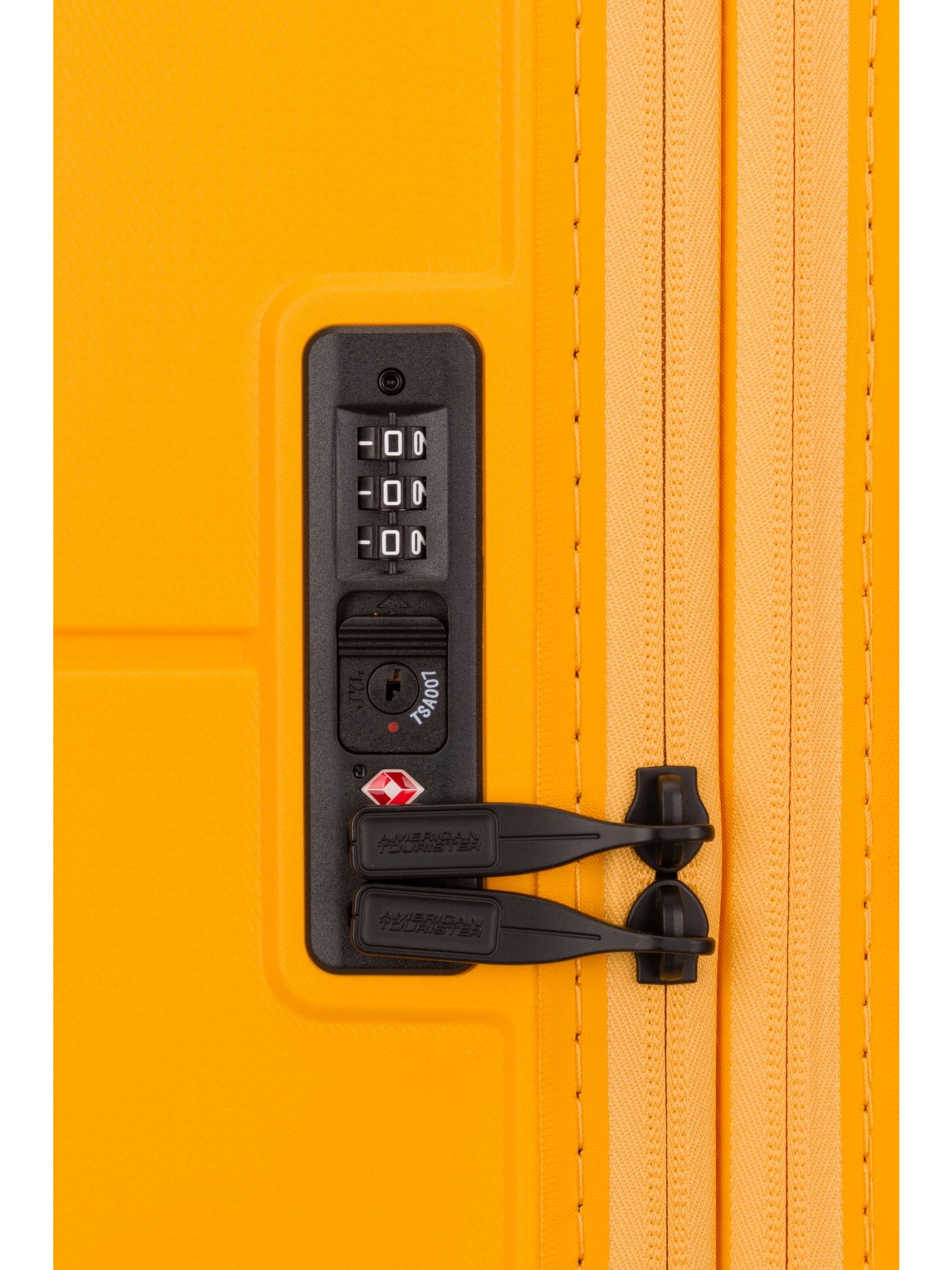 American Tourister Trolley 'Dashpop Spinner 67 EXP' in Gelb
