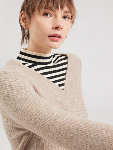 Robes en maille 'Ja44cinta' ZABAIONE en beige