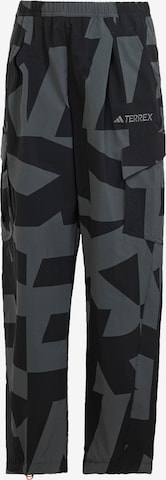 Regular Pantalon outdoor 'Xploric' ADIDAS TERREX en noir : devant