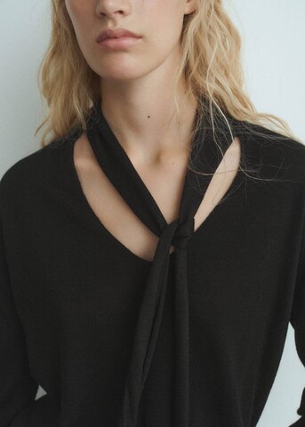 MANGO Sweater 'Laia' in Black