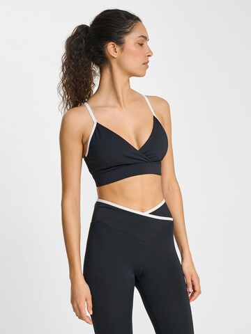 Hummel Bralette Sports bra in Black: front