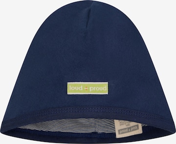 loud + proud Beanie in Blue: front