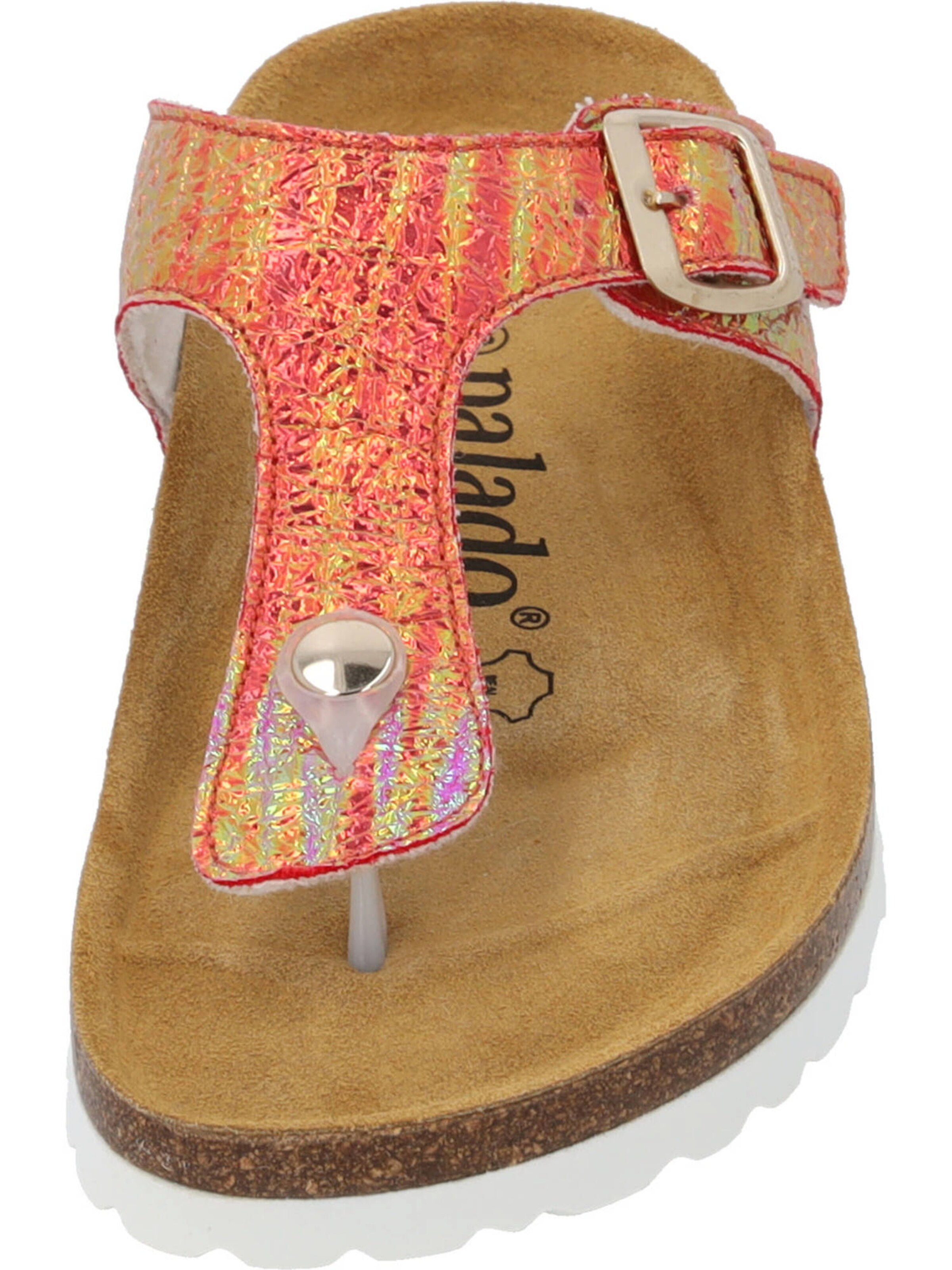 Palado by Sila Sahin Pantolette 'Kos Disco' in Rot